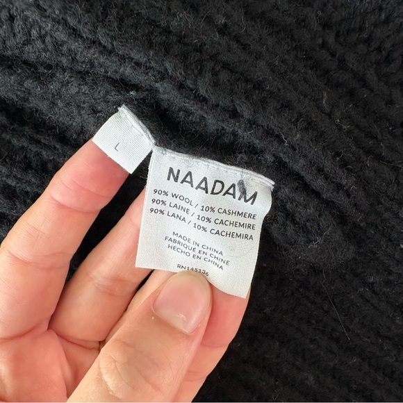 NAADAM cable knit cashmere and wool cardigan - Picture 4 of 4